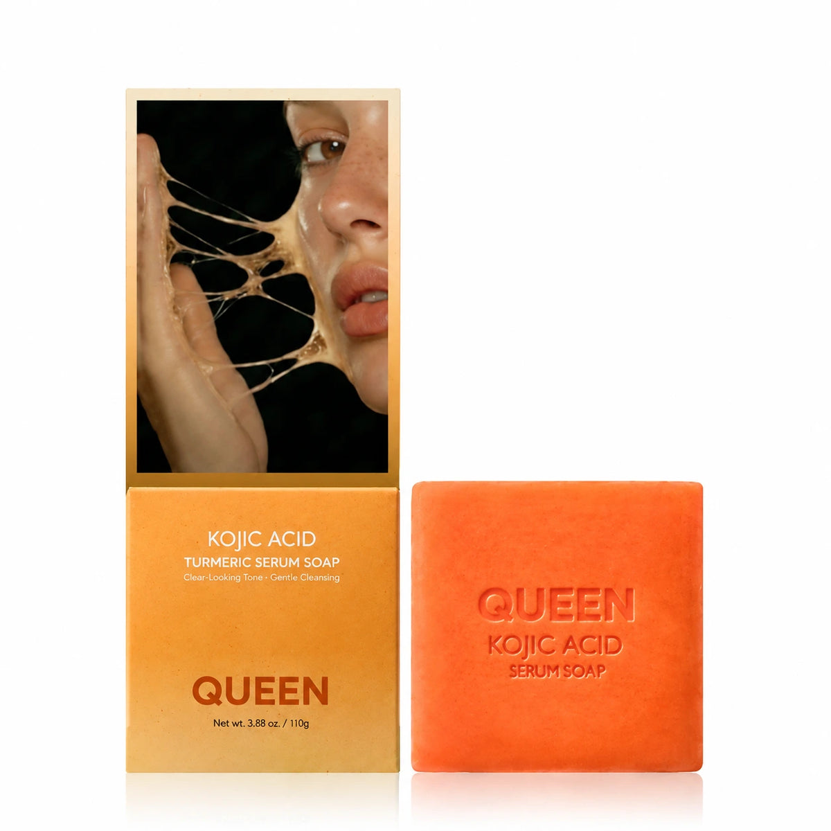 QUEEN Jabón Sérum de Ácido Kójico y Cúrcuma