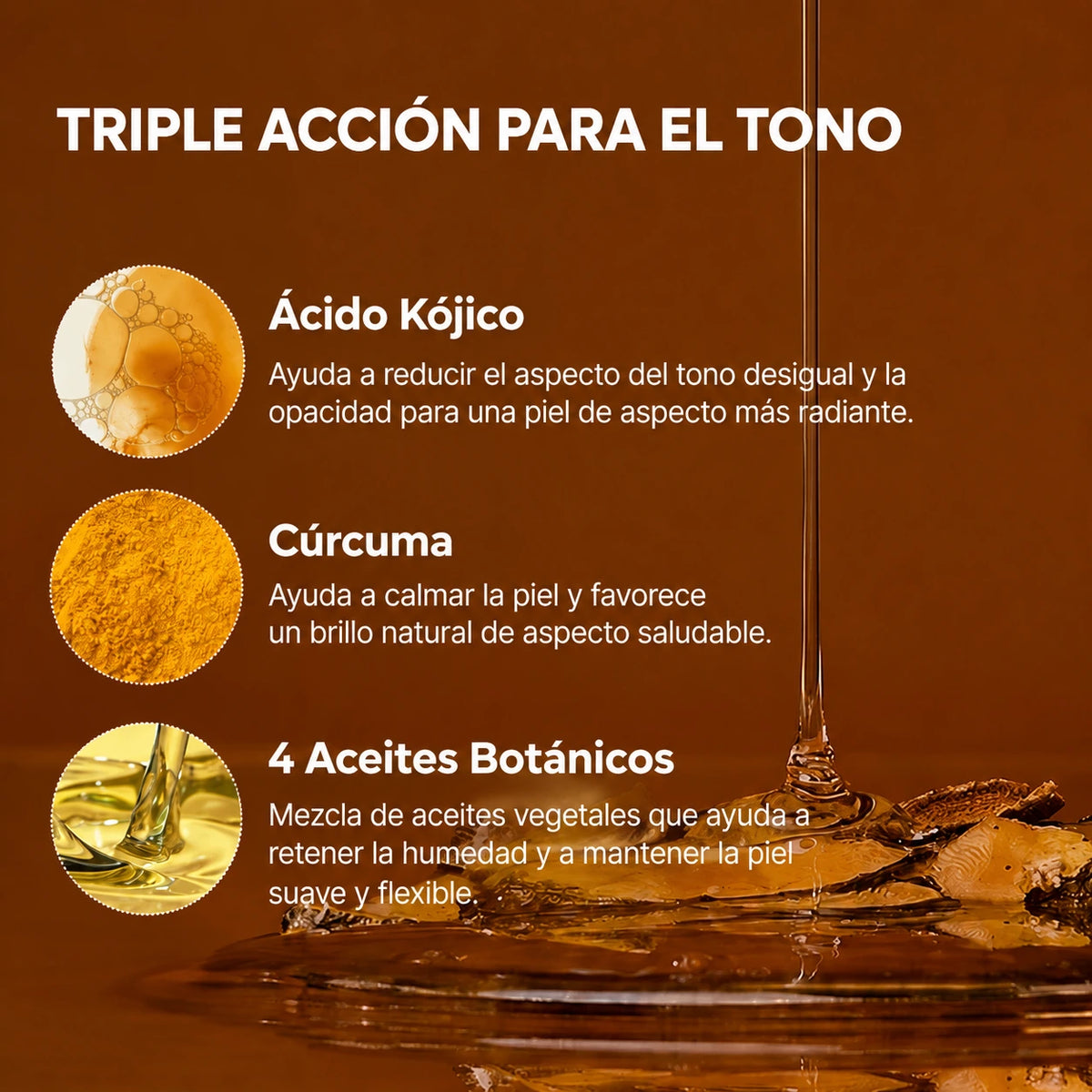QUEEN Jabón Sérum de Ácido Kójico y Cúrcuma