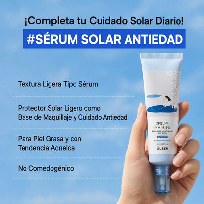 Queen Birch Juice Anti-Wrinkle Solar Serum, 50 ml