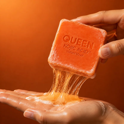 QUEEN Jabón Sérum de Ácido Kójico y Cúrcuma