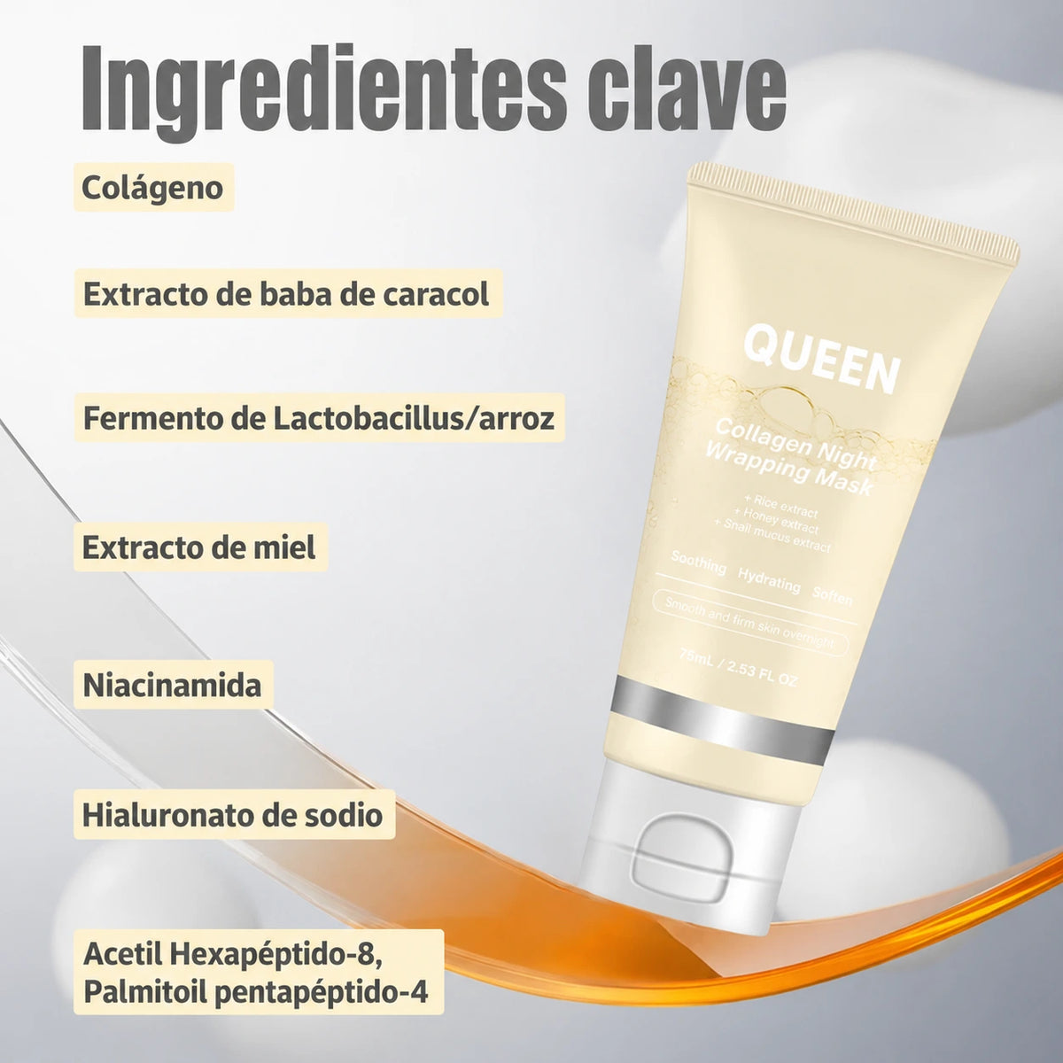 Queen Korean Collagen Glass Skin Mask