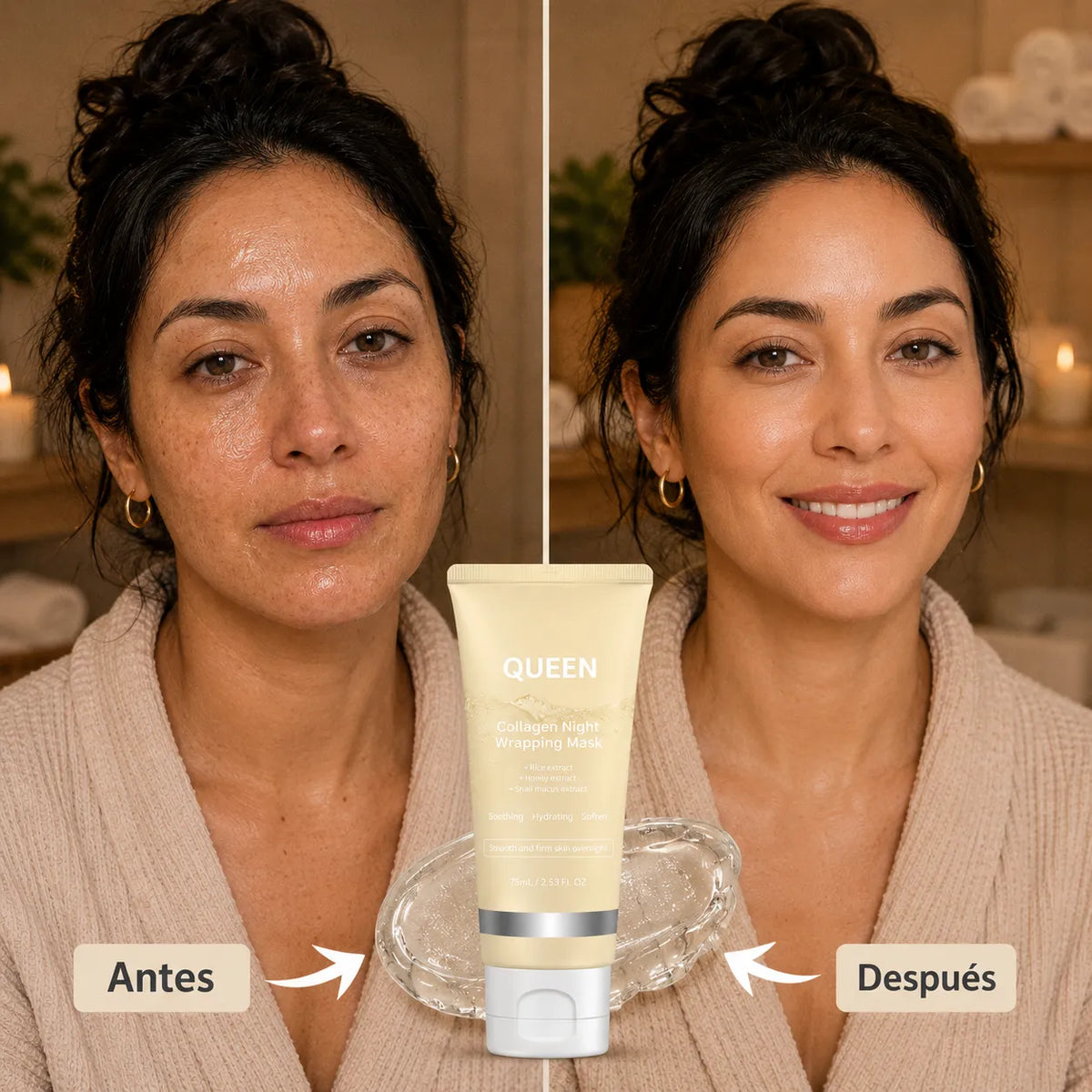 Queen Korean Collagen Glass Skin Mask