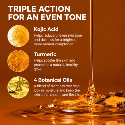 QUEEN Kojic Acid and Turmeric Serum Soap